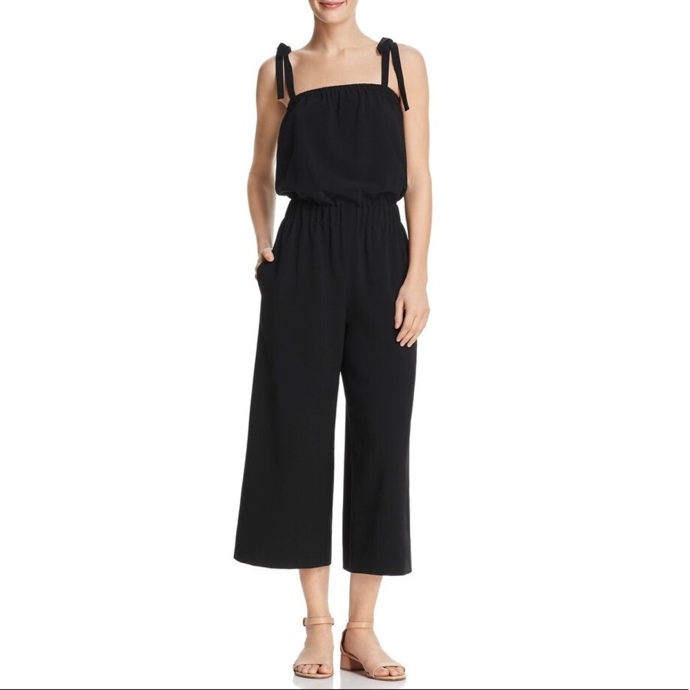 Dylan Gray Sleeveless Cropped Wide Leg Jumpsuit